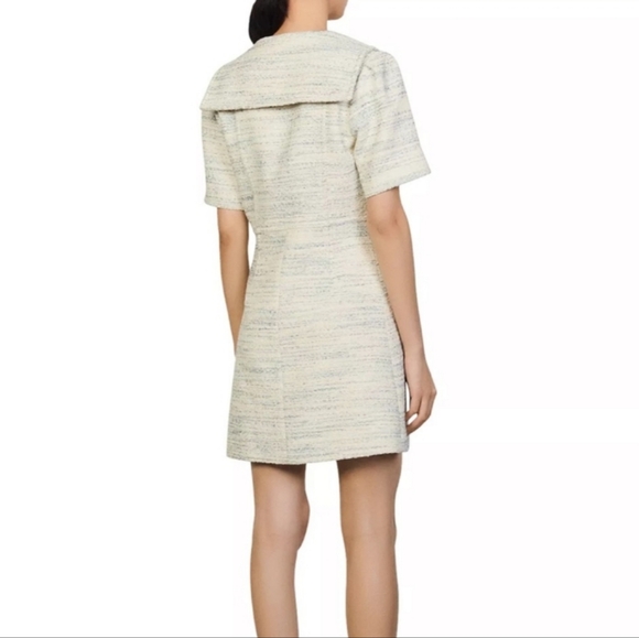 Sandro Bethany Tweed Dress Size 36 - Picture 13 of 14